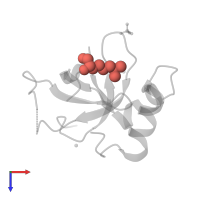 Modified residue M3L in PDB entry 3qj6, assembly 1, top view.