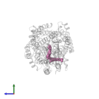 HEME-AS in PDB entry 3qjv, assembly 1, side view.