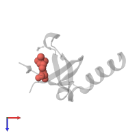 Modified residue M3L in PDB entry 3qo2, assembly 3, top view.