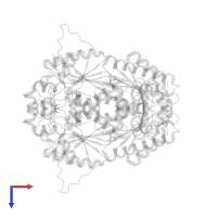 PYROPHOSPHATE 2- in PDB entry 3qpu, assembly 1, top view.