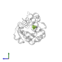 SULFATE ION in PDB entry 3qub, assembly 1, side view.