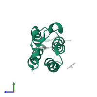 Nucleosome-remodeling factor subunit BPTF in PDB entry 3qzt, assembly 1, side view.