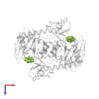 ADENOSINE-5'-TRIPHOSPHATE in PDB entry 3r5f, assembly 1, top view.
