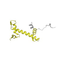 The deposited structure of PDB entry 3rej contains 2 copies of Pfam domain PF00125 (Core histone H2A/H2B/H3/H4) in Histone H2A type 1. Showing 1 copy in chain G.
