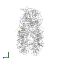 SULFATE ION in PDB entry 3rek, assembly 1, side view.