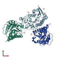 3D model of 3rft from PDBe