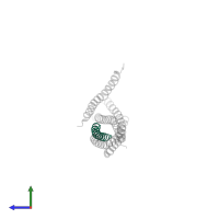 Vesicle-associated membrane protein 2 in PDB entry 3rk3, assembly 1, side view.