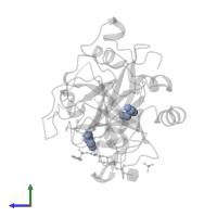 GLYCEROL in PDB entry 3rmo, assembly 1, side view.