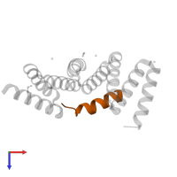 Protein inscuteable homolog in PDB entry 3ro3, assembly 1, top view.