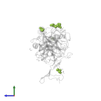 GLYCEROL in PDB entry 3ru4, assembly 1, side view.