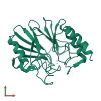 Metallo-beta-lactamase domain-containing protein in PDB entry 3s0z, assembly 1, front view.