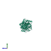Protein-glutamine gamma-glutamyltransferase 2 in PDB entry 3s3p, assembly 1, side view.
