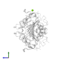 MAGNESIUM ION in PDB entry 3s70, assembly 1, side view.