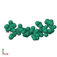 Trichovirin I-4A in PDB entry 3sbn, assembly 1, front view.