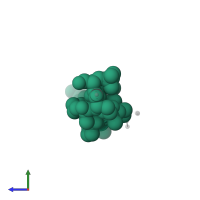 Trichovirin I-4A in PDB entry 3sbn, assembly 1, side view.