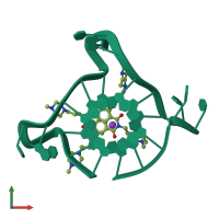 PDB entry 3sc8 coloured by chain, front view.