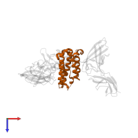 Interferon alpha-2 in PDB entry 3se3, assembly 1, top view.