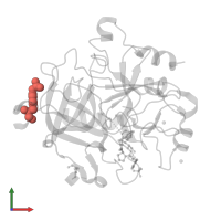 Modified residue TYS in PDB entry 3si3, assembly 1, front view.