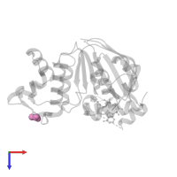 ACETATE ION in PDB entry 3si7, assembly 2, top view.