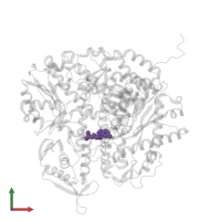 Modified residue 2PR in PDB entry 3sq4, assembly 1, front view.