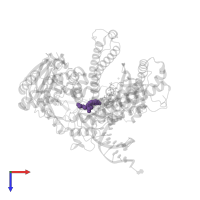 Modified residue 2PR in PDB entry 3sq4, assembly 1, top view.