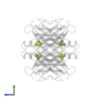 CACODYLATE ION in PDB entry 3ssg, assembly 1, side view.