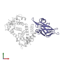 Iron-regulated surface determinant protein H in PDB entry 3szk, assembly 1, front view.