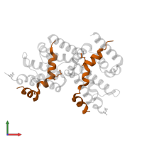 Anti-sigma factor NepR domain-containing protein in PDB entry 3t0y, assembly 1, front view.