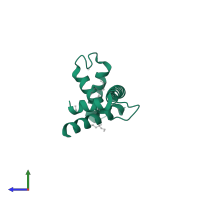CCAAT/enhancer-binding protein epsilon in PDB entry 3t92, assembly 1, side view.