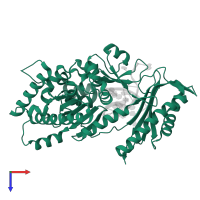 DNA polymerase eta in PDB entry 3tq1, assembly 1, top view.