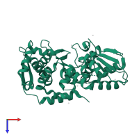 E3 ubiquitin-protein ligase Itchy homolog in PDB entry 3tug, assembly 1, top view.