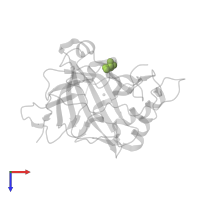 GLYCEROL in PDB entry 3tvo, assembly 1, top view.