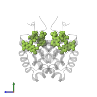 FLAVIN-ADENINE DINUCLEOTIDE in PDB entry 3u2m, assembly 1, side view.