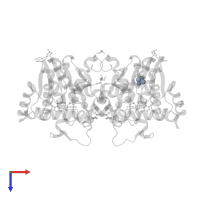 SULFATE ION in PDB entry 3u2u, assembly 1, top view.