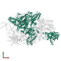 ATP-dependent helicase/nuclease subunit A in PDB entry 3u44, assembly 1, front view.