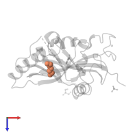 DI(HYDROXYETHYL)ETHER in PDB entry 3u9h, assembly 1, top view.
