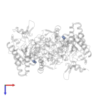 ACETATE ION in PDB entry 3ufq, assembly 1, top view.