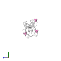 PHOSPHATE ION in PDB entry 3ugl, assembly 1, side view.