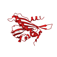 The deposited structure of PDB entry 3ujl contains 1 copy of CATH domain 3.30.530.20 (Alpha-D-Glucose-1,6-Bisphosphate; Chain A, domain 4) in Abscisic acid receptor PYL2. Showing 1 copy in chain A.