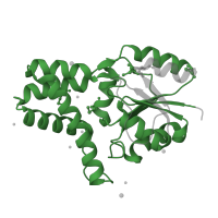 The deposited structure of PDB entry 3umb contains 1 copy of Pfam domain PF00702 (haloacid dehalogenase-like hydrolase) in (S)-2-haloacid dehalogenase. Showing 1 copy in chain A.