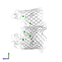 CHLORIDE ION in PDB entry 3upg, assembly 1, side view.