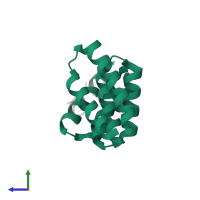 Heat shock protein STI1 in PDB entry 3upv, assembly 1, side view.