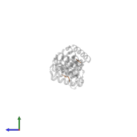 Heat shock protein HSP 90-beta in PDB entry 3uq3, assembly 1, side view.