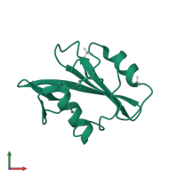 Megakaryocyte-associated tyrosine-protein kinase in PDB entry 3us4, assembly 1, front view.