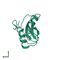 Megakaryocyte-associated tyrosine-protein kinase in PDB entry 3us4, assembly 1, side view.