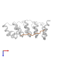 Low-density lipoprotein receptor-related protein 2 in PDB entry 3v2o, assembly 1, top view.
