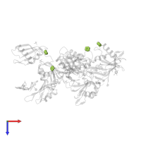1,4-DIETHYLENE DIOXIDE in PDB entry 3val, assembly 1, top view.