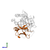Beta-2-microglobulin in PDB entry 3vfn, assembly 1, side view.