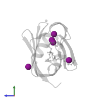 IODIDE ION in PDB entry 3vg6, assembly 1, side view.