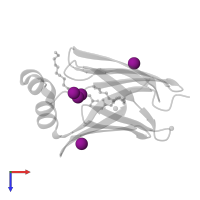 IODIDE ION in PDB entry 3vg6, assembly 1, top view.